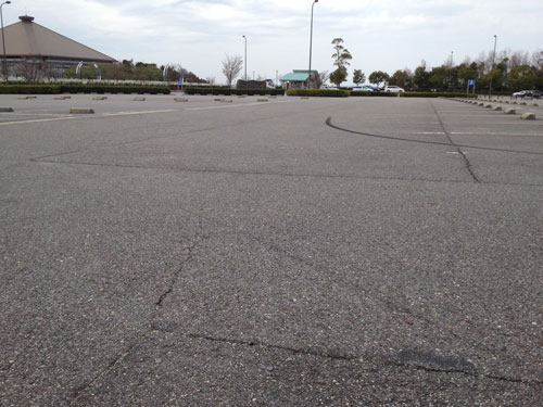 岡崎中央総合公園路面