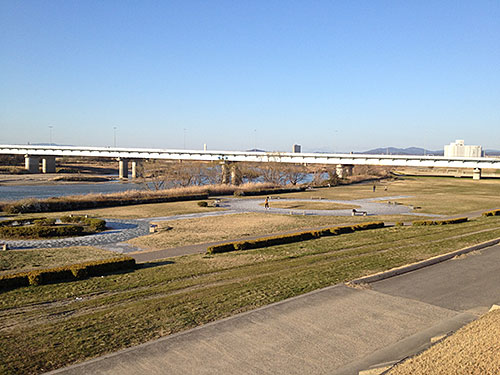 矢作川河川敷2